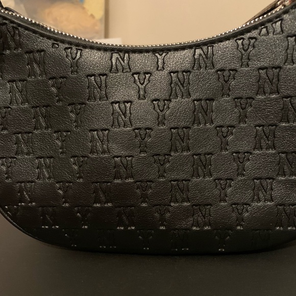 MLB Black NY Embossed Shoulder Bag - Picture 5 of 6